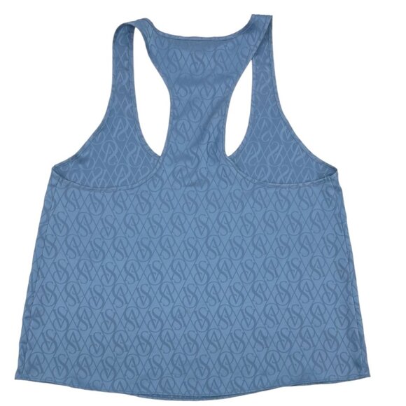 Victoria Secret Satin VS Logo Racerback Sleep Cami Tank NWT Sz M - Picture 6 of 9